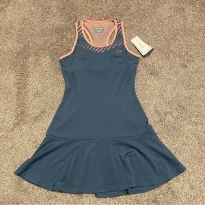 NWT Lacoste Sport Racerback Tennis Dress Size 4